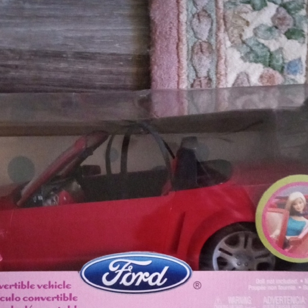 Barbie Red Ford Barbie Mustang GT Convertible